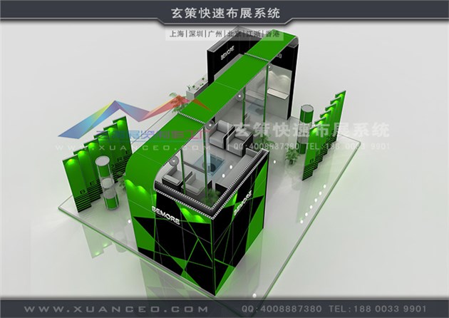 模塊環(huán)保展臺：XC-MK-118